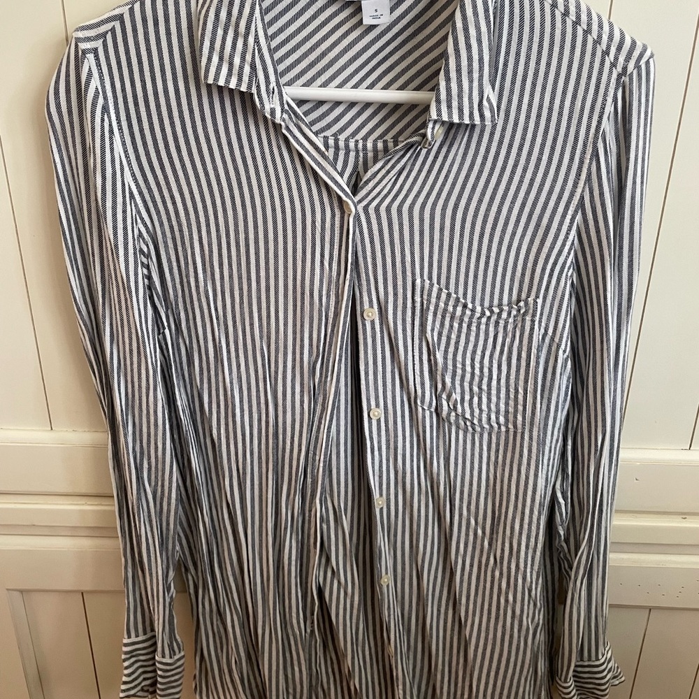 Pinstripe classic button up